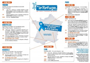 association Le Refuge - Stop Homophobie - Programme