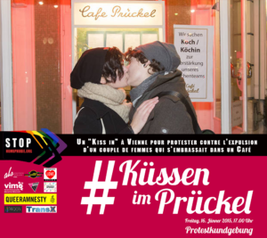 Un-'Kiss-in'-à-Vienne-pour-protester-contre-l'expulsion-d'un-couple-lesbien-qui-s'embrassait-dans-un-Café-homophobie