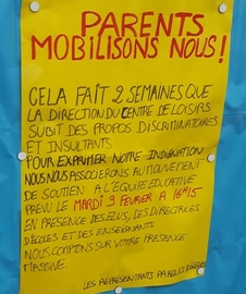 annonce manifestation a l'ecole Jean Zay