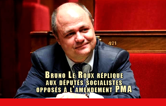 Bruno Le Roux réplique aux députés socialistes opposés à l'amendement PMA