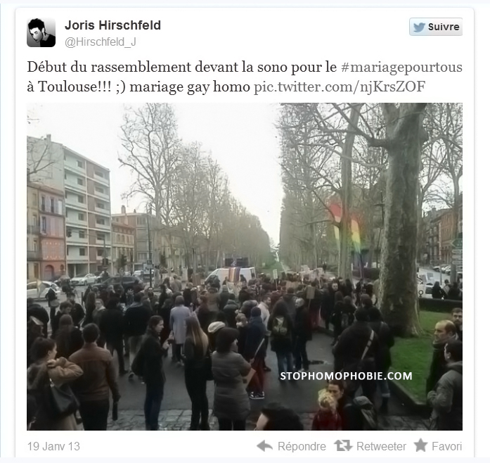 Toulouse : tensions avec les homophobes et le PS