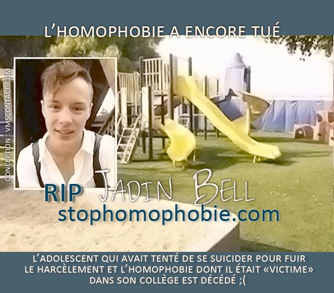 Jadin Bell, 15 ans : Victime de l'homophobie