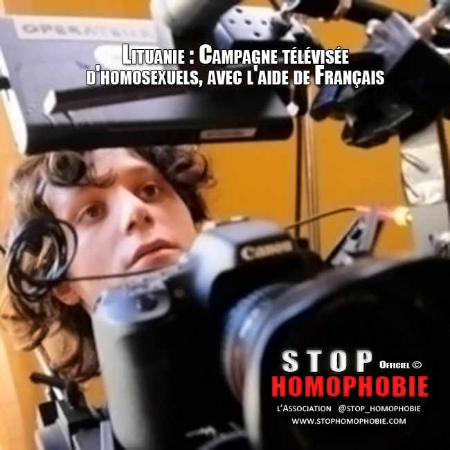 Lituanie : Campagne télévisée d'homosexuels, avec l'aide de Français