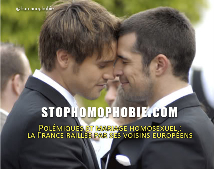 Polémiques et mariage homosexuel : la France raillée par ses voisins européens