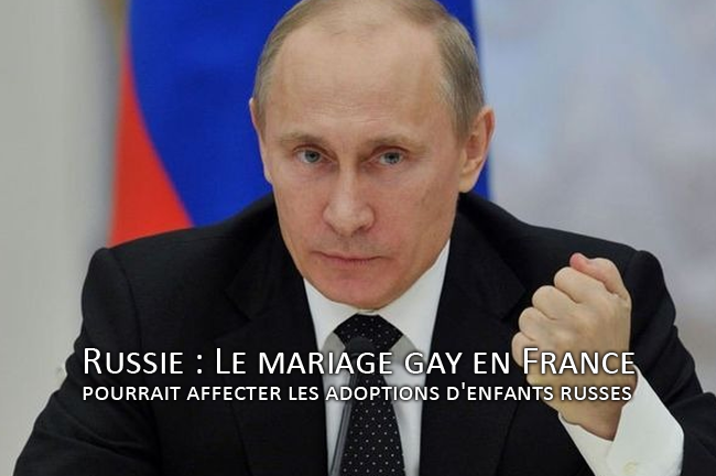 Russie : Le mariage gay en France pourrait affecter les adoptions d'enfants russes