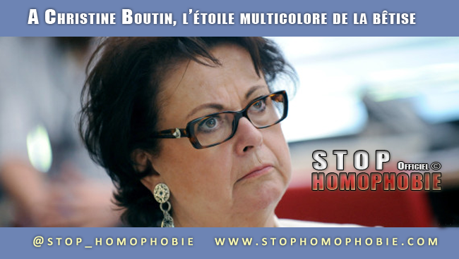 A Christine Boutin, l’étoile multicolore de la bêtise
