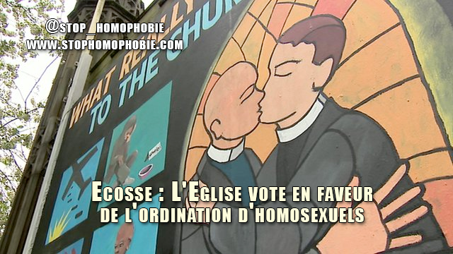 Ecosse : L'Eglise vote en faveur de l'ordination d'homosexuels