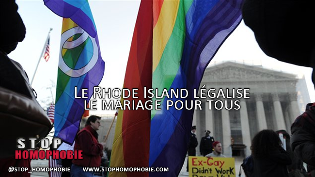 Le Rhode Island légalise le mariage pour tous