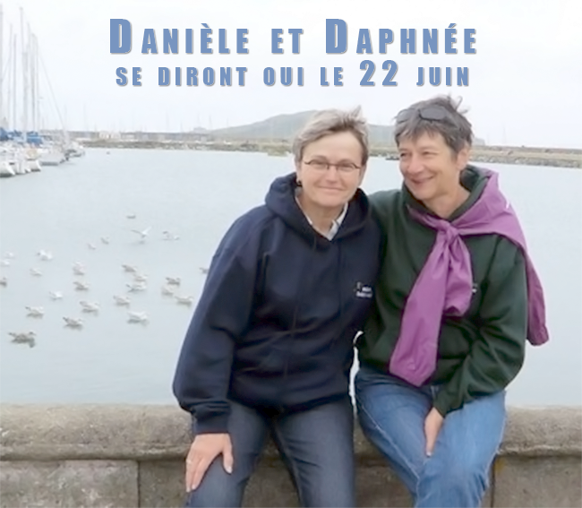 Mariage pour tous à REIMS : Danièle et Daphnée se diront oui le 22 juin. 
