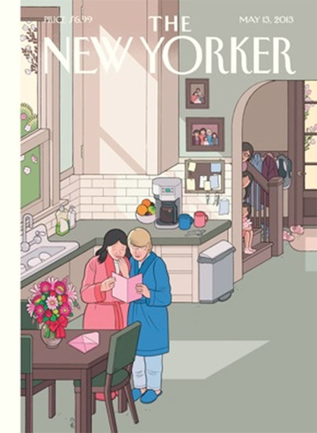 «Mariage pour tous»: pour la fête des mères, The New Yorker choisit deux mamans pour sa une