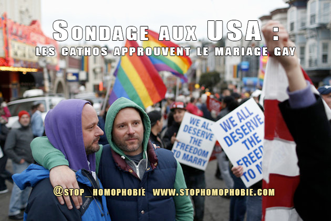Sondage aux USA : les cathos approuvent le mariage gay!