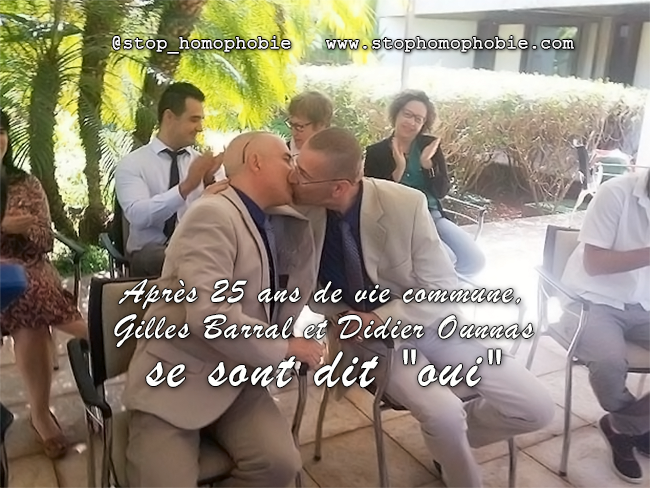 Gilles et Didier se disent «oui» au Brésil: Premier mariage gay hors de France