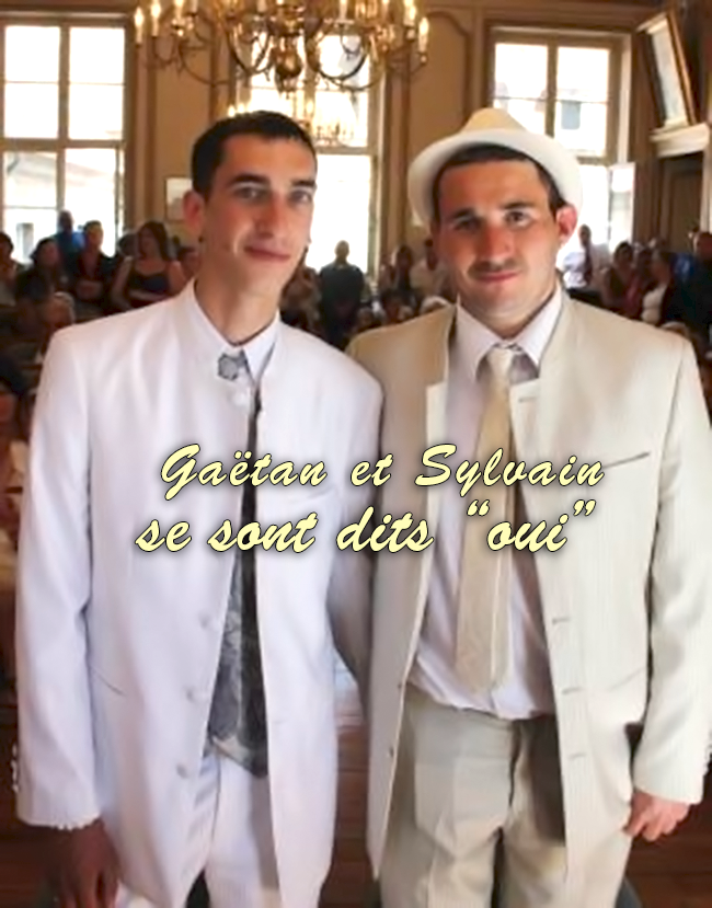Jura : Un deuxième mariage gay a été célébré ce samedi à Poligny (39)