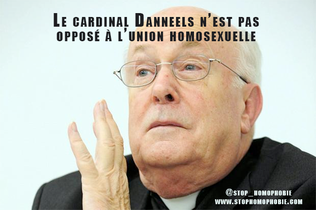 Le cardinal Danneels n’est pas opposé à l’union homosexuelle