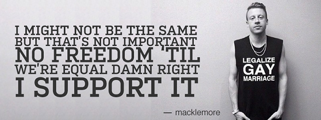 Macklemore, un rappeur engagé dans la lutte contre l'homophobie, bouscule le hip-hop