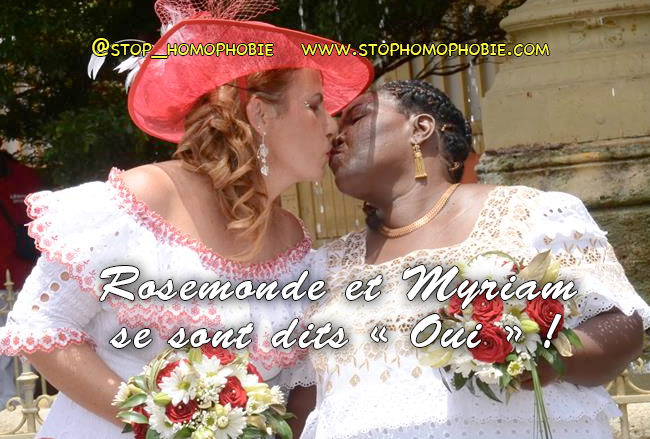 Mariage pour toutes en Martinique : Rosemonde et Myriam se sont dits « Oui » !