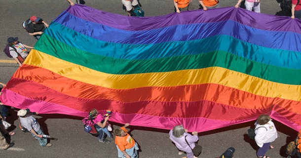 La gay pride d’Angers : 1er juin 2013.