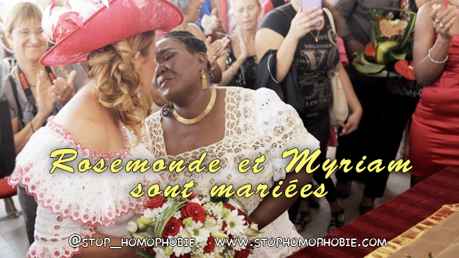 Mariage Pour Toutes En Martinique Rosemonde Et Myriam Se Sont Dits Oui Association