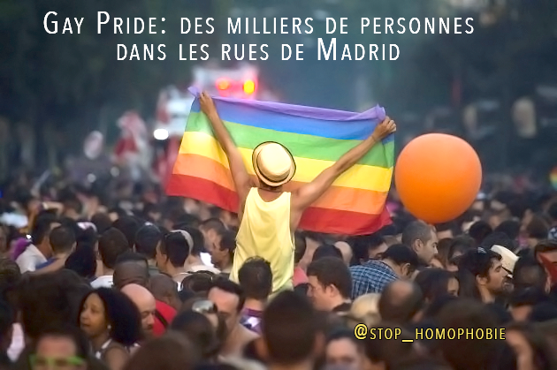 Gay Pride à Madrid: des centaines de milliers de personnes ;)
