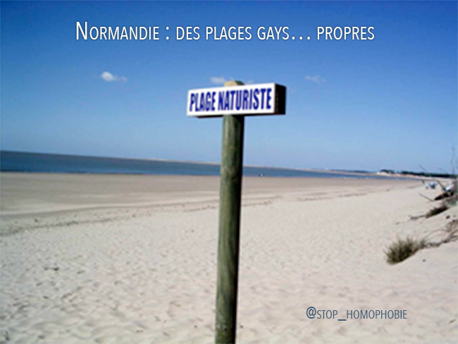 Normandie : des plages gays… propres