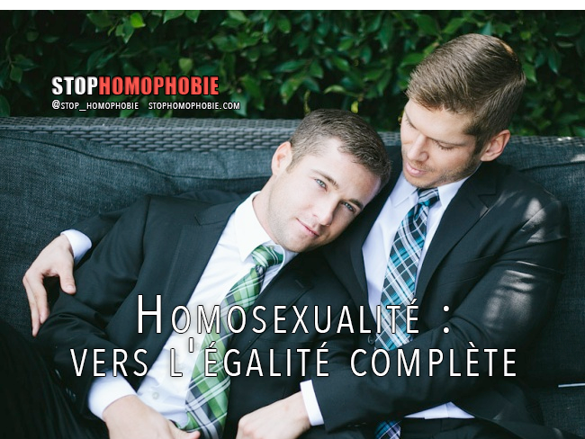 Homosexualité: vers l'égalité complète