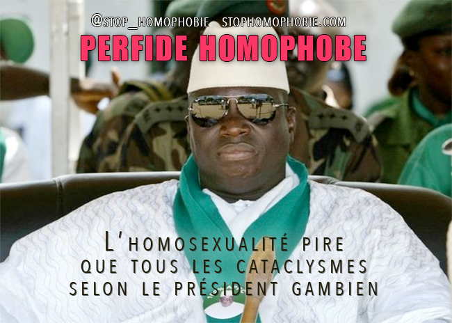 Homophobie et sournoiseries : L’homosexualité pire que tous les cataclysmes, selon le leader gambien