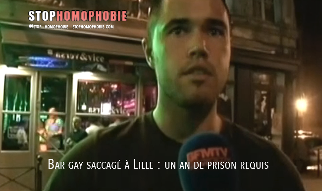 Bar gay saccagé à Lille : un an de prison requis