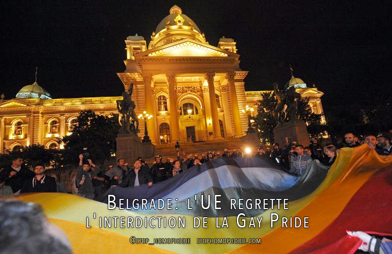Belgrade: l'UE condamne l'interdiction de la Gay Pride