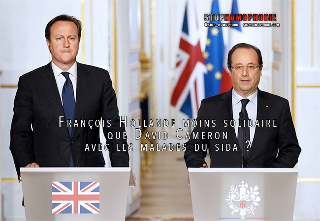 AIDES : François Hollande sera-t-il moins solidaire que David Cameron avec les malades du #sida ? 
