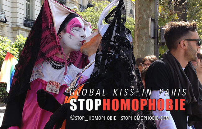 Global Kiss-In contre l’homophobie d’Etat en Russie