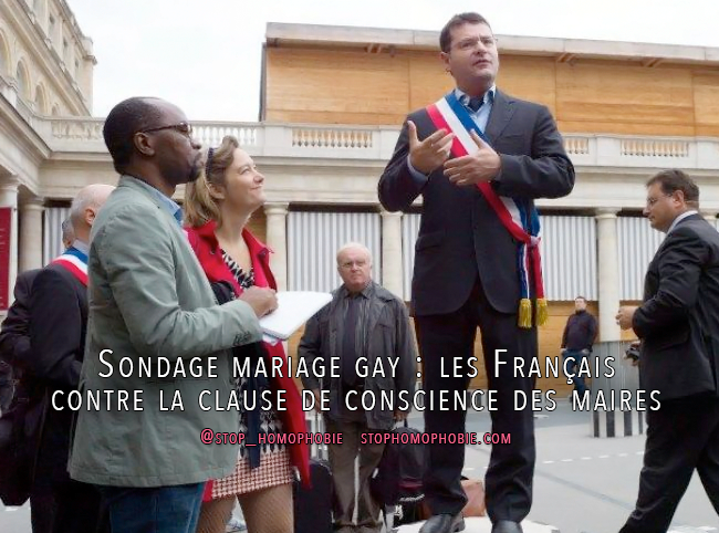 Sondage mariage gay : les Français contre la clause de conscience des maires