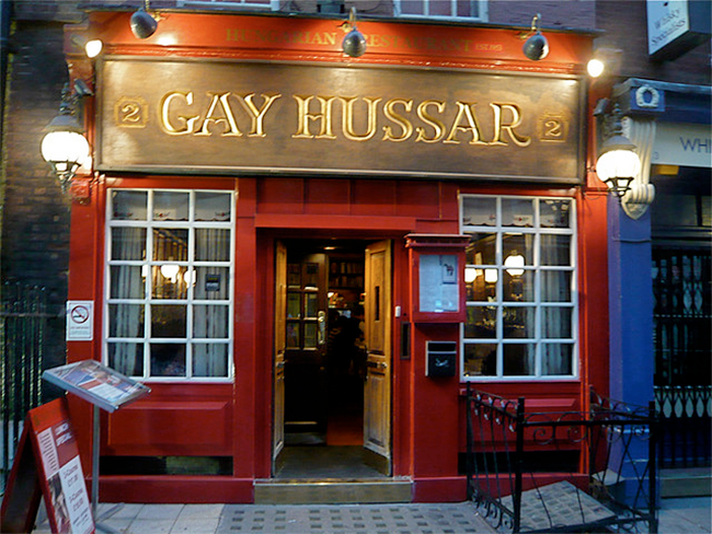 Le Gay Hussar, lieu légendaire de la gauche britannique