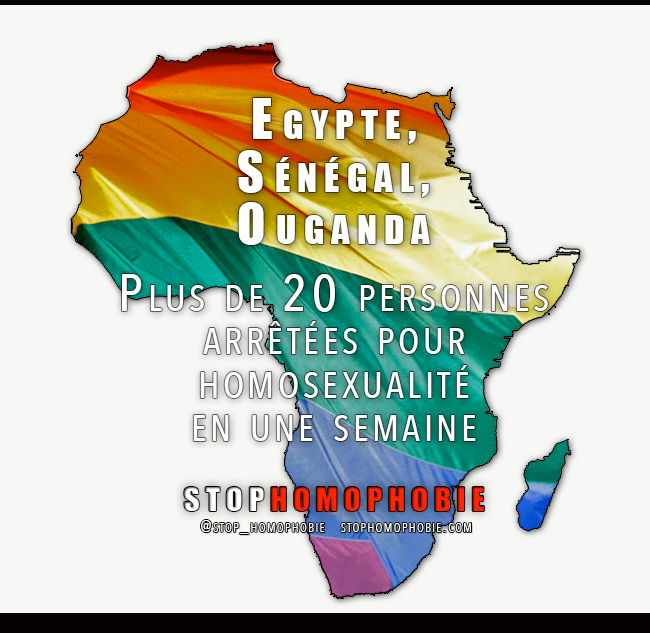 Egypte, Sénégal, Ouganda : Plus de 20 personnes arrêtées pour homosexualité en une semaine