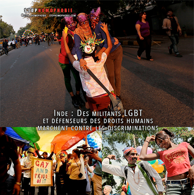 Inde : Des militants LGBT et défenseurs des droits humains marchent contre les discriminations