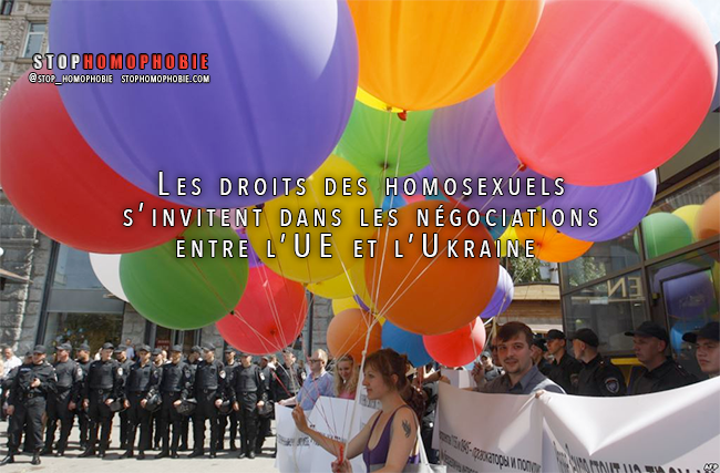 Les droits des homosexuels s’invitent dans les négociations entre l’UE et l’Ukraine 