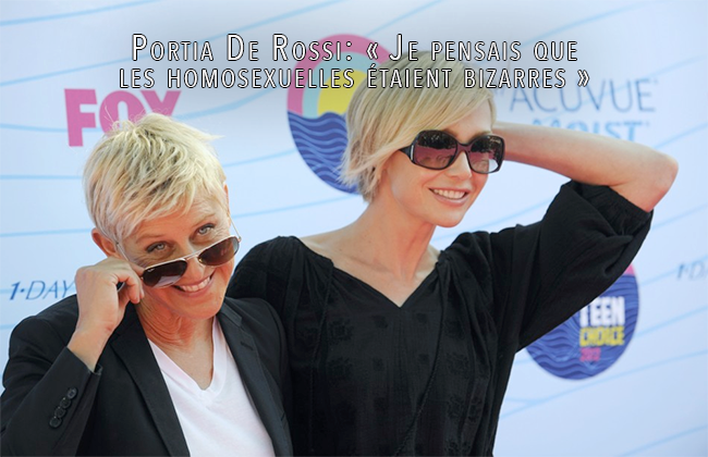 Portia De Rossi : « Je pensais que les homosexuelles étaient bizarres »