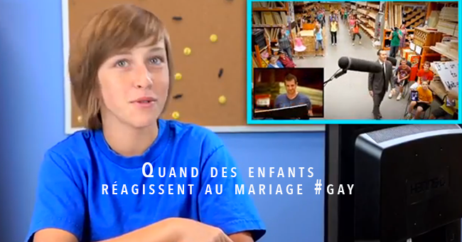 En vidéo : Quand des enfants réagissent au mariage #gay