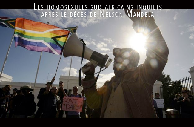  Les #homosexuels sud-africains inquiets après le décès de #NelsonMandela 