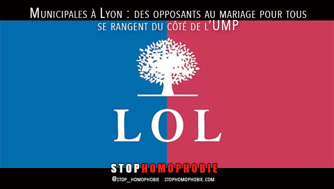 Municipales à Lyon : des opposants au mariage pour tous se rangent du côté de l’UMP