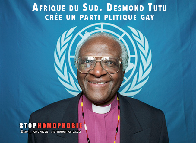 Afrique du Sud. Desmond Tutu crée un parti politique #gay