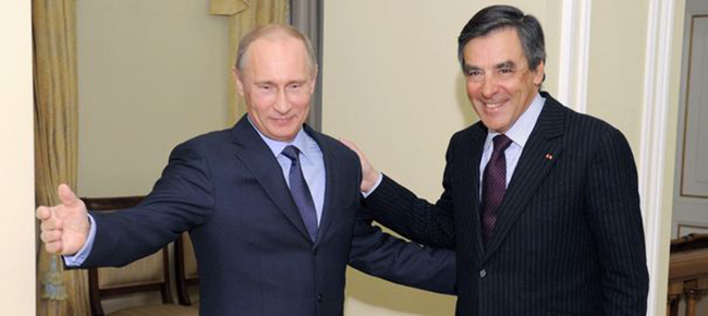 François Fillon et son ami Poutine 