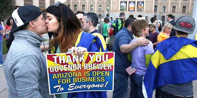 Etats-Unis : Veto à une loi anti-#gay très controversée en #Arizona