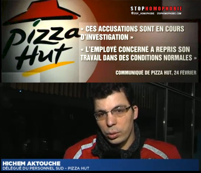Harcélement homophobe : l'Affaire PizzaHut !