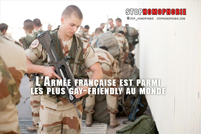 L'armée française parmi les plus tolérantes au monde envers les personnes LGBT