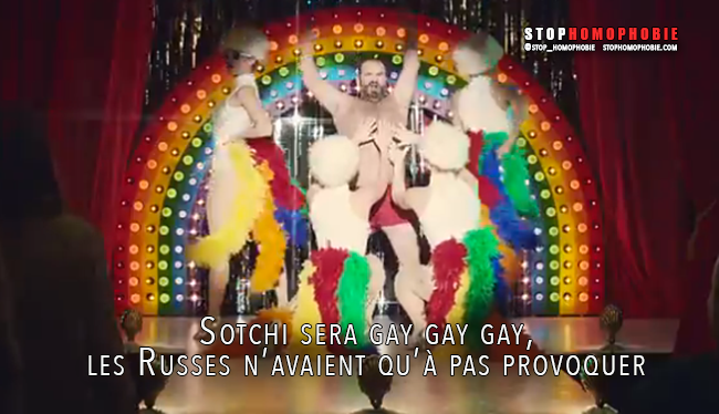 #Vidéos : Sotchi sera gay gay gay, les Russes n’avaient qu’à pas provoquer