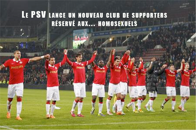 Le PSV lance un nouveau club de supporters réservé aux... homosexuels