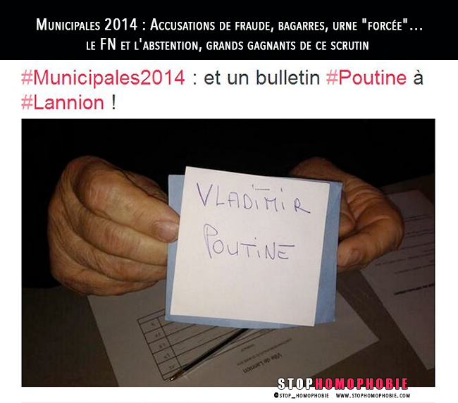 #Municipales 2014 : Accusations de fraude, bagarres, urne "forcée"… le FN et l'abstention, grands gagnants de ce scrutin