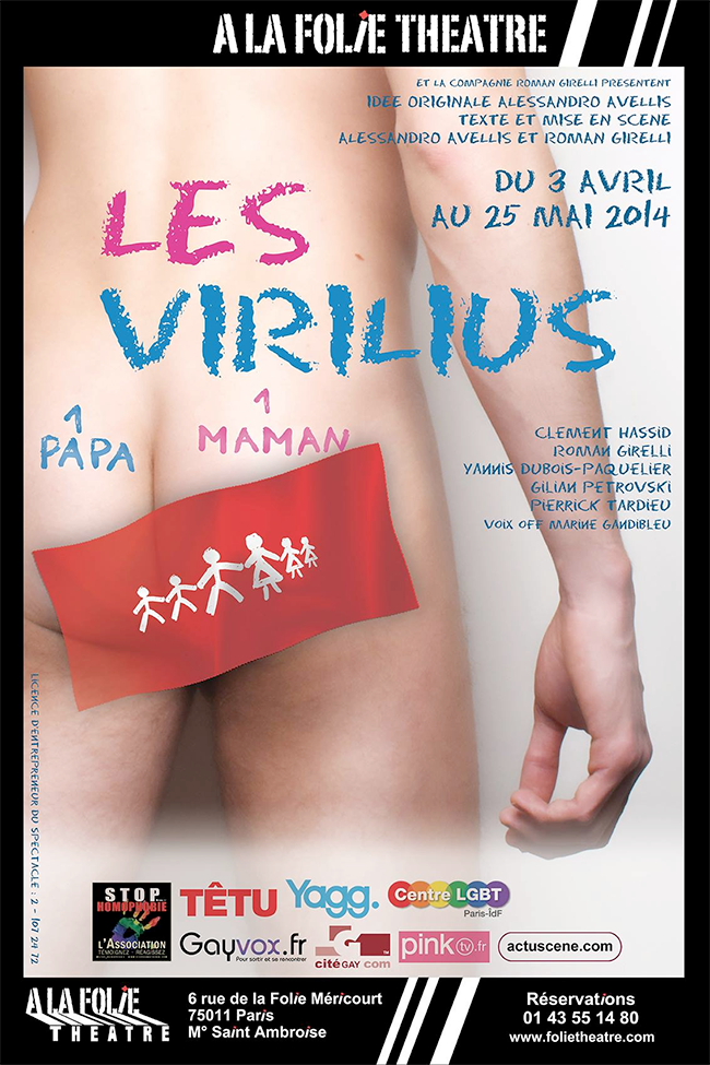 @LesVirilius  : un voyage théâtral contre l'homophobie et la manif pour tous