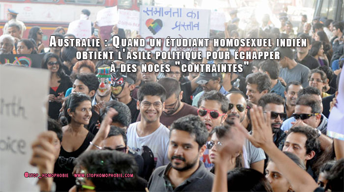 Australie : Quand un étudiant homosexuel indien obtient l'asile politique pour échapper à sa famille, et à des noces "contraintes"