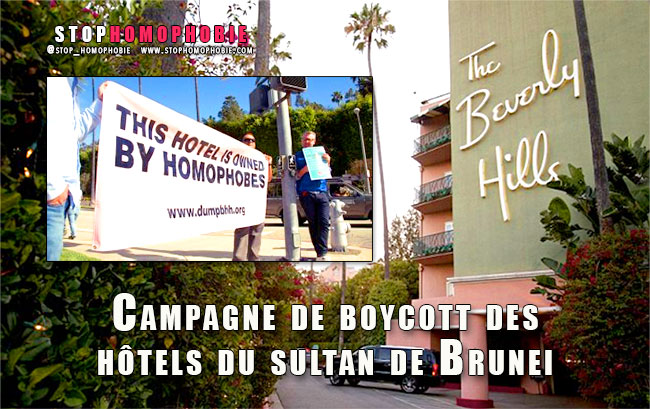 #SOLIDARITE #People : Campagne de boycott de la chaîne d'hôtels de luxe du sultan de Brunei
